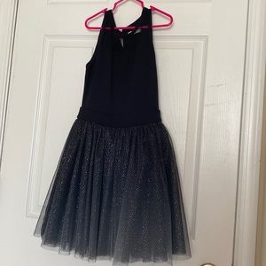 Black Glitter Dress (Sleeveless) Size M girl